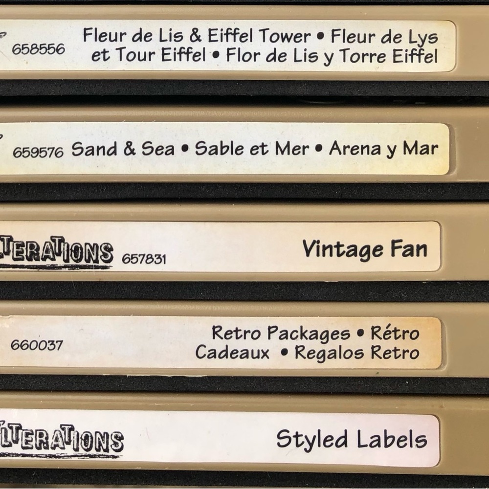 5 Tim Holtz Sizzix dies